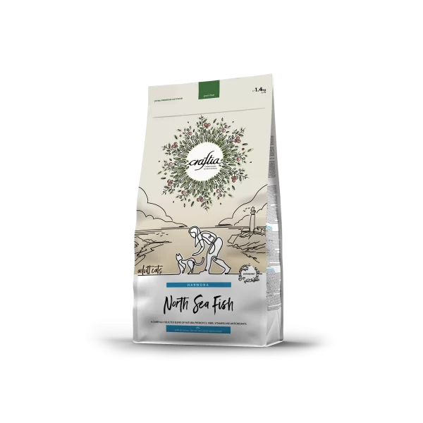 Vrhunska suva hrana za mačke sa ribom iz Severnog mora